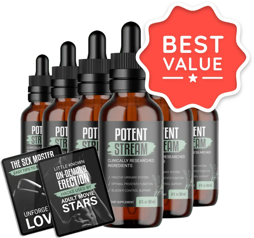 PotentStream 6 bottles — 180 day supply
